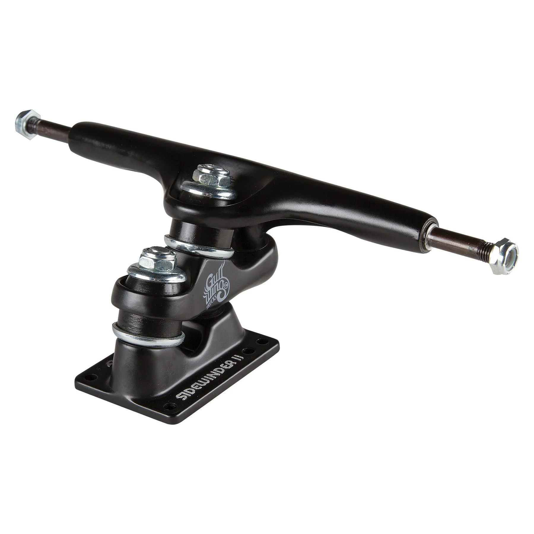 9.0" Gullwing Sidewinder II Black Single Truck